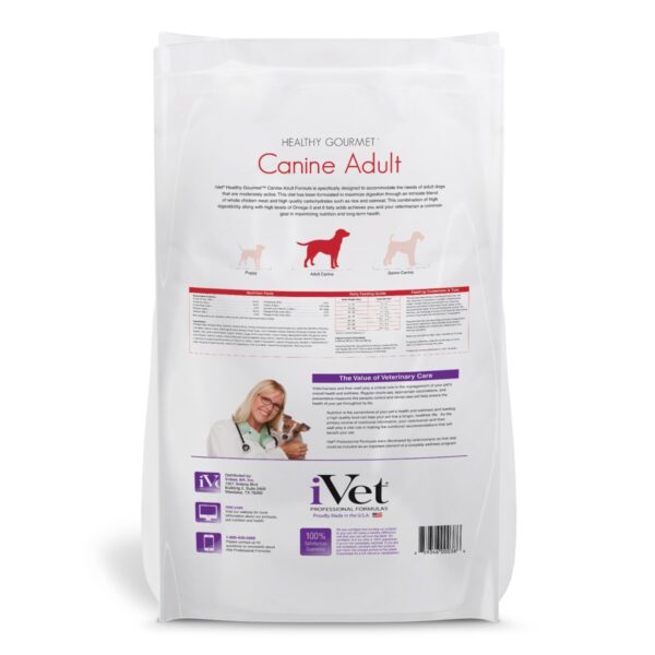 Package Shot Healthy Gourmet Canine Adult Back