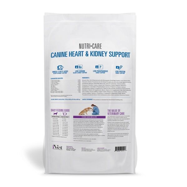 NutriCare Canine Heart & Kidney 17.6lbs Back