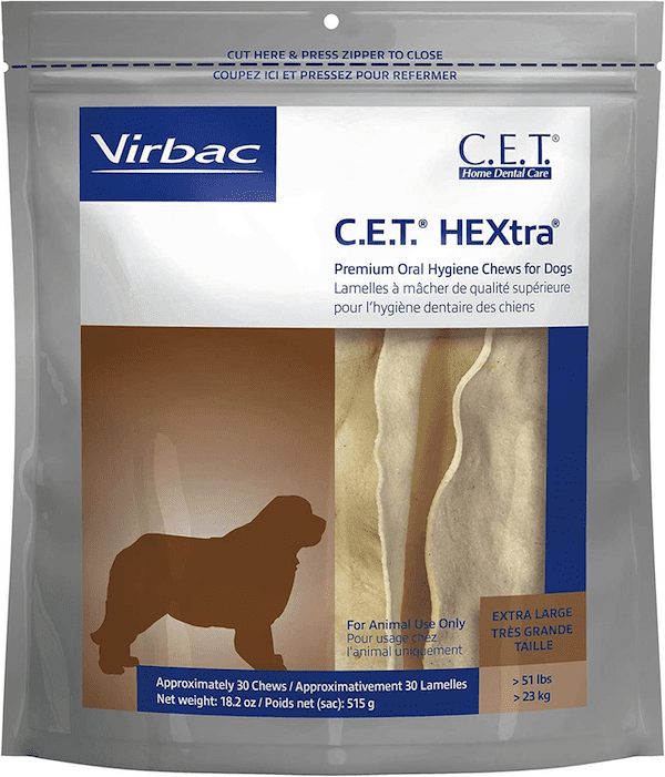 Virbac C.E.T. HEXtra Premium Oral Hygiene Chews Virbac C.E.T. HEXtra Premium Oral Hygiene Chews