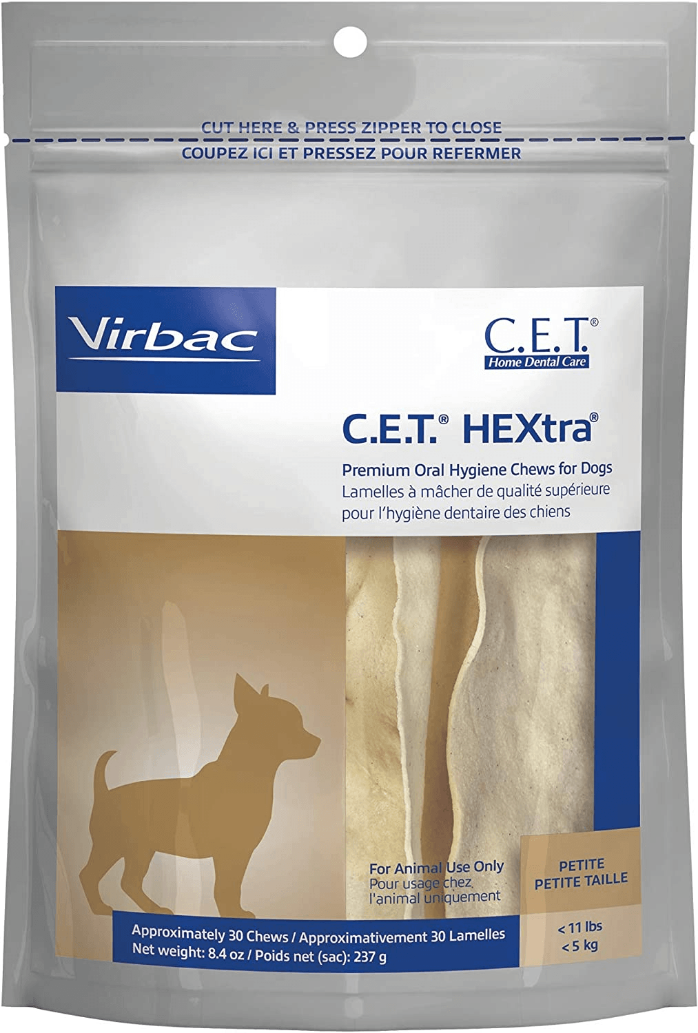 Virbac C.E.T. HEXtra Premium Oral Hygiene Chews Virbac C.E.T. HEXtra Premium Oral Hygiene Chews