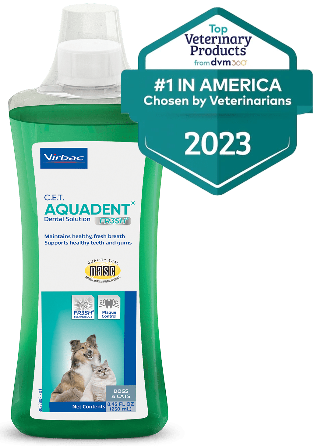 C.E.T. AQUADENT FR3SH® Dental Solution -