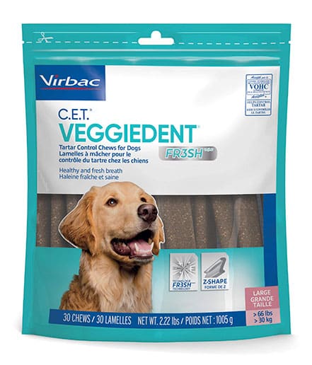 CET VEGGIEDENT FR3SH Tartar Control Treats