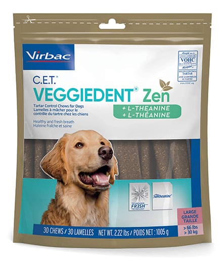 CET Veggiedent Zen Tartar Control Chews for Dogs
