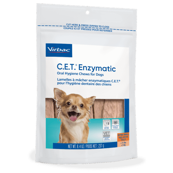 90601_Bag_CET Enzymatic Chews_Extra Small 30 ct._US_left